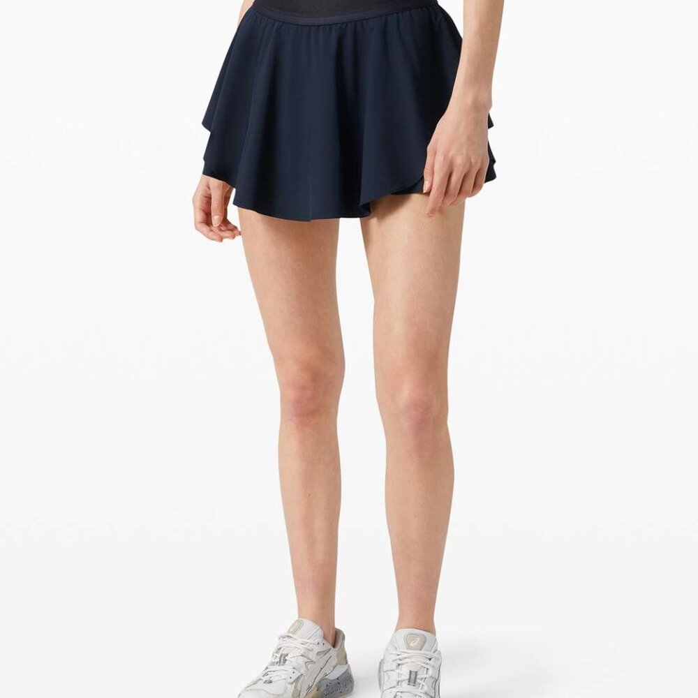 Lululemon Court Rival High Rise Skirt - True Navy - 6 - Regular Length